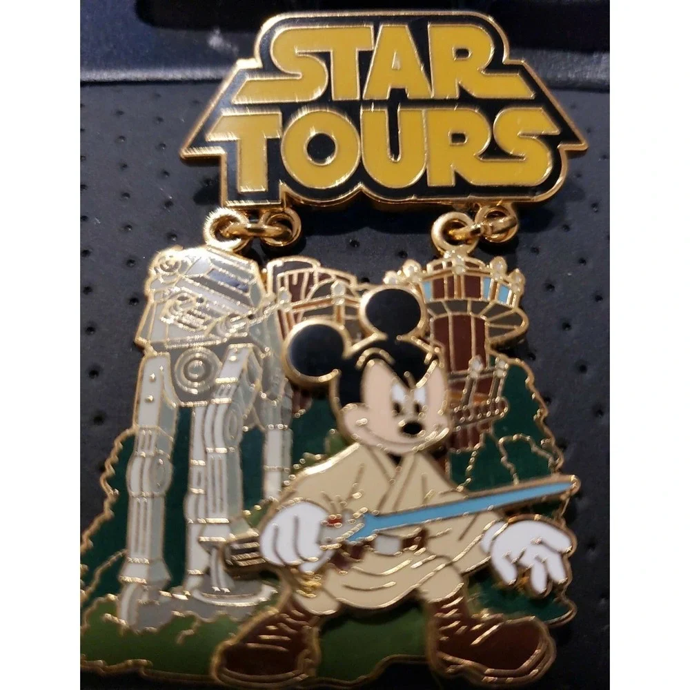Disney Pin STAR TOURS‎ MICKEY JEDI  PP Preproduction Sample Proof LE